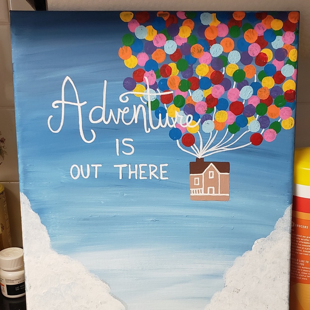 UP painting on canvas